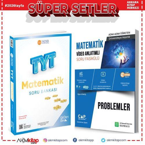 Üç Dört Beş TYT Matematik ve Çap Problemler Soru Bankası 2 Kitap Set