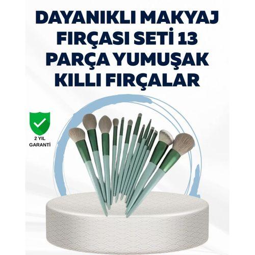 Profesyonel Kullanıma Uygun 13 Parça Makyaj Fırçası Takımı Fiber Kıllı