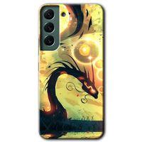 Samsung Galaxy S22 HD Baskılı Kılıf + 9D Tam Ekran Koruyucu - Digital Dragon