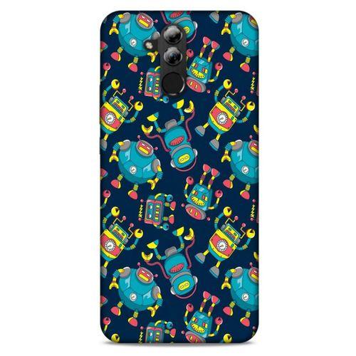 Retro (9) Desen Kılıf Renkli Huawei Mate 20 Lite Kılıf