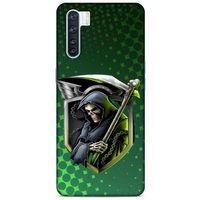 Oppo A91 Uyumlu Kılıf Motorsiklet (29) Arka Koruma Kılıfı Kurukafa
