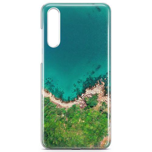 Huawei P20 Pro Kılıf Mavi Tur Arka Kapak Koruma Desenli Full Koruyucu
