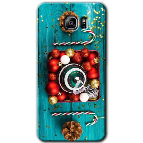 Samsung Galaxy Note 5 Kılıf HD Desen Baskılı Arka Kapak + Temperli Cam - Christmas