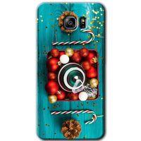 Samsung Galaxy Note 5 Kılıf HD Desen Baskılı Arka Kapak + Temperli Cam - Christmas