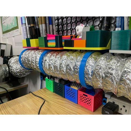 Multiboard 4 İnç Kanal Klipsi 3D Baskı (Bu ürün Sadece Plastik parçadır - Almadan Önce Soru Sorabilirsiniz)