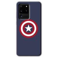 Potkal Hediye Fabrikası Samsung Galaxy S20 Ultra Kılıf HD Desen Baskılı Arka Kapak - Captain!