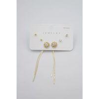 Çoklu Set Küpe - Altın