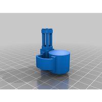 Minigun Çıkarılabilir Tamburlu 3D Baskı (Bu ürün Sadece Plastik parçadır - Almadan Önce Soru Sorabilirsiniz)