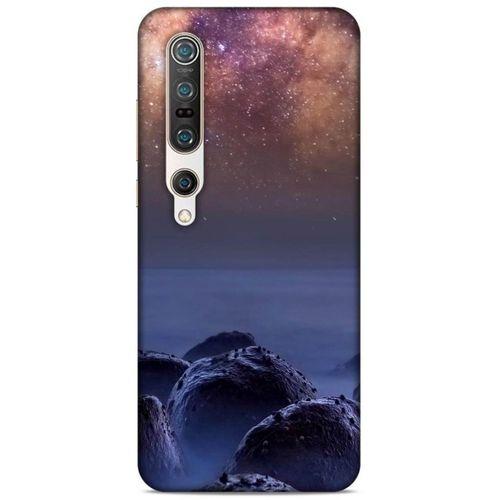 Lopard Xiaomi Mi 10 Pro Uyumlu Kılıf Gece'S (26) Tpu Silikon Kılıf Bordo