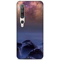 Lopard Xiaomi Mi 10 Pro Uyumlu Kılıf Gece'S (26) Tpu Silikon Kılıf Bordo