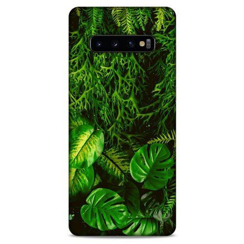 Lopard Samsung Galaxy S10 Plus Uyumlu Kılıf Bahar (5) Koruma Kabı Yapraklar