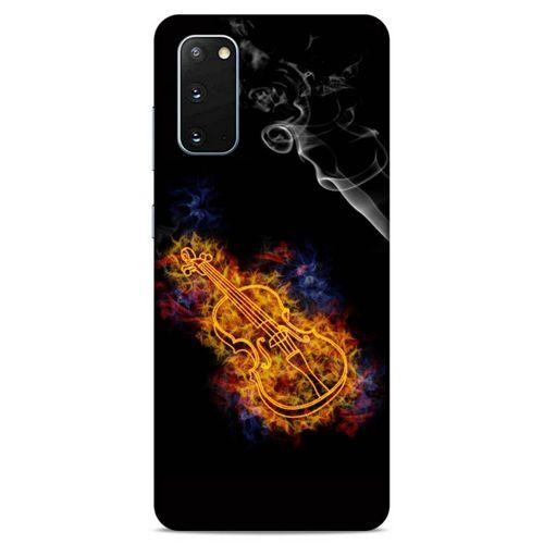 Lopard Samsung Galaxy S20 Uyumlu Kılıf FireX (8) Baskılı Kılıf Keman