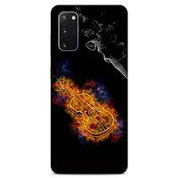 Lopard Samsung Galaxy S20 Uyumlu Kılıf FireX (8) Baskılı Kılıf Keman