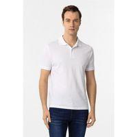 Hipatu Süvari Beyaz Slim Fit Düz Polo Yaka Tişört