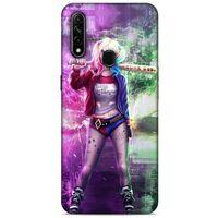Oppo A31 Uyumlu Kılıf Harley Quinn (30) Silicone Case Koyu kahverengi