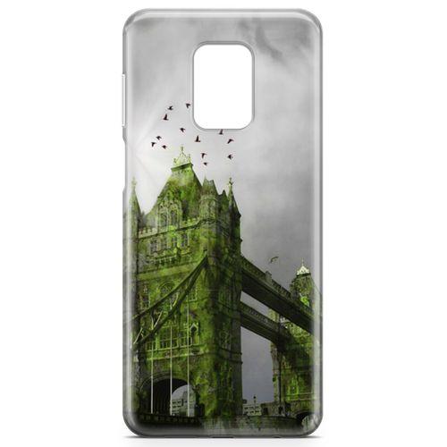 Xiaomi Redmi Note 9 Pro Kılıf İngiltere Tower Bridge Arka Kapak Koruma Desenli Full Koruyucu