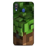 Lopard Samsung Galaxy M20 Uyumlu Kılıf PiXel (30) Silicone Case Block