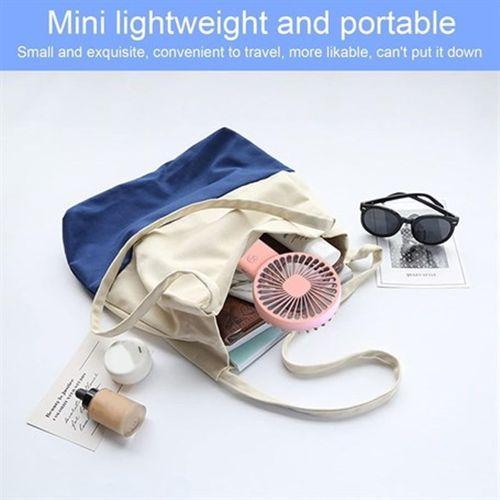 Mini Fan,Telefon Tutucu,Portatif El Vantilatörü Pembe  9,3X19Cm Usb Şarjlı El Fanı