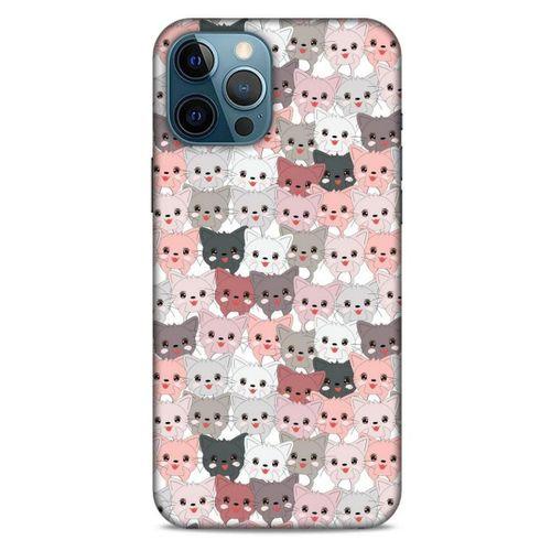 Lopard Apple iPhone 12 Pro Max Uyumlu Kılıf Kediler (31) TPU Kılıf Minikler