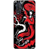 Lopard Oppo Find X2 Uyumlu Kılıf Soyut Sanat (11) Baskılı Tam Koruma