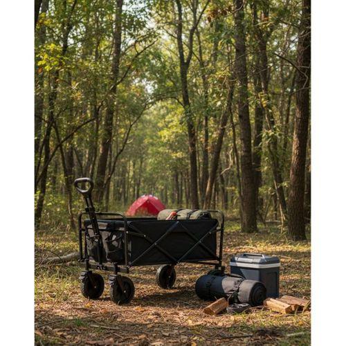 Çok Amaçlı Katlanabilir Kamp Arabası Bahçe Alışveriş Taşıma Vagonu