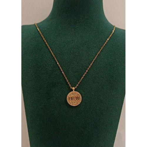 Monalisa Home Lüks Gold Renk Figürlü Gösterişli Kolye