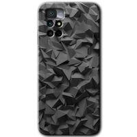 Redmi Note 11 4G Kılıf HD Desen Baskılı Arka Kapak - Dark Broke + Kırılmaz Cam