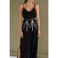 Zincirli Ayarlanabilir Şık Deri Kemer Harness - Brf729