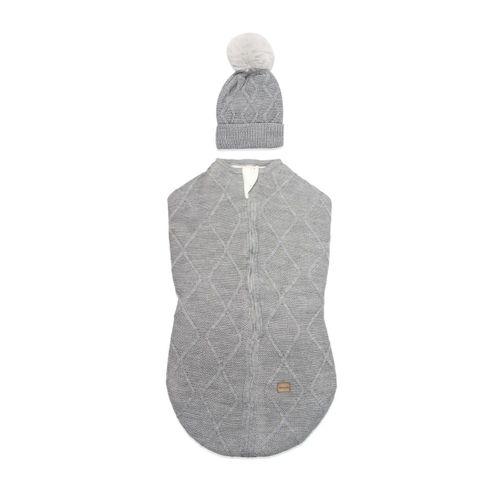 Bistyle Bistyle Baby İn Swadding Triko Kundak 75108 Gri
