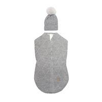 Bistyle Bistyle Baby İn Swadding Triko Kundak 75108 Gri