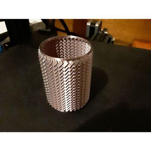 Seramik Desenli Silindirik Vazo Konteyneri (Bu ürün Sadece Plastik parçadır - Almadan Önce Soru Sorabilirsiniz)