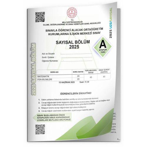 2025 LGS MEB Birebir Tıpkı Basım Çıkmış Soru Say-Söz Kitapçıkları (Video/PDF Çözümlü Türkiye Geneli)