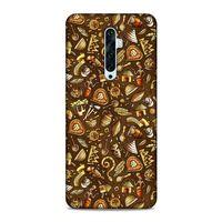 Oppo Reno 2Z Kılıf Maskeli Balo Doodle Arka Kapak Silikon Koruma Full Koruyucu