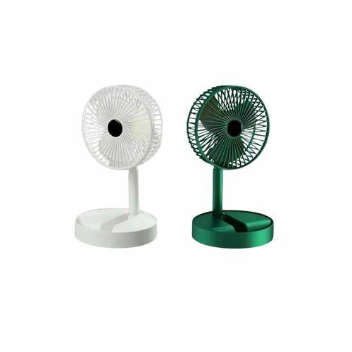 Katlanabilir Teleskopik Şarjlı Fan Masaüstü Soğutucu Vantilatör