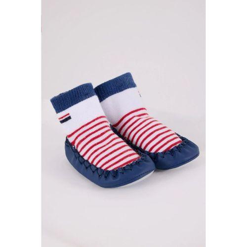 U.S. Polo Assn Çarık Çorap USB2600 Beyaz-Lacivert