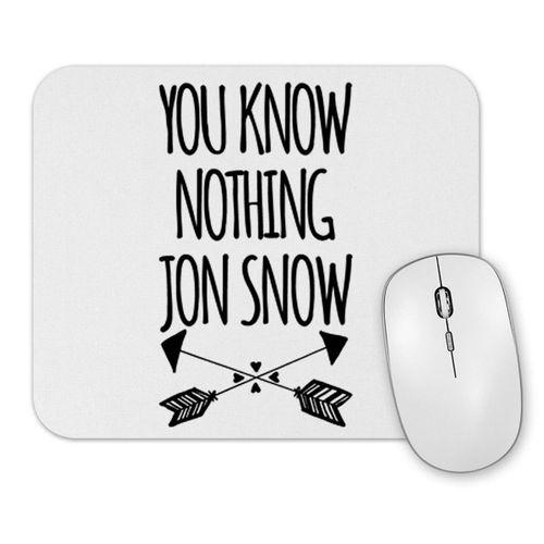 You Know Nothing Jon Snow Mouse Pad.jpg