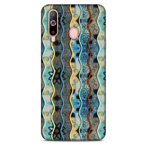 Samsung Galaxy A60 Kılıf Baskılı Özel Seri Taşlı (30) Silicone Case
