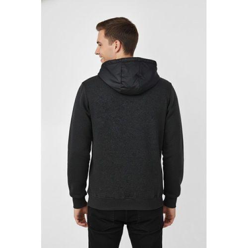 Erkek Kapitone Modelli 3 İplik Kapüşonlu Sweatshirt BGL-ST04865