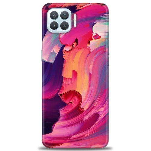 Oppo A73 Kılıf HD Baskılı Kılıf - Renkler + Tam Ekran Koruyucu