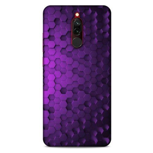 Xiaomi Redmi 8 Uyumlu Kılıf Mor Delisi (4) Koruma Kılıfı Altıgen