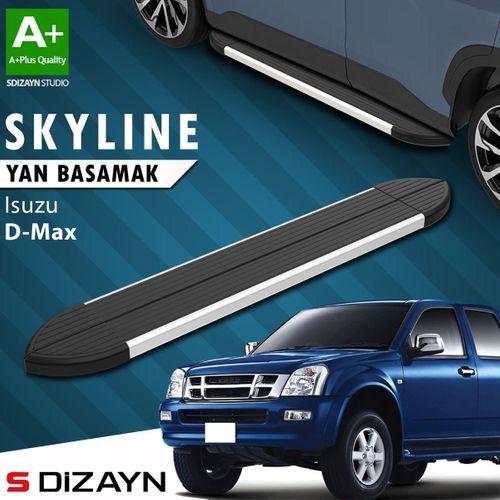 S-Dizayn Isuzu D-Max Skyline Aluminyum Yan Basamak 203 Cm 2007-2012 A+ Kalite