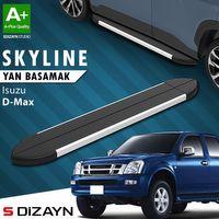S-Dizayn Isuzu D-Max Skyline Aluminyum Yan Basamak 203 Cm 2007-2012 A+ Kalite