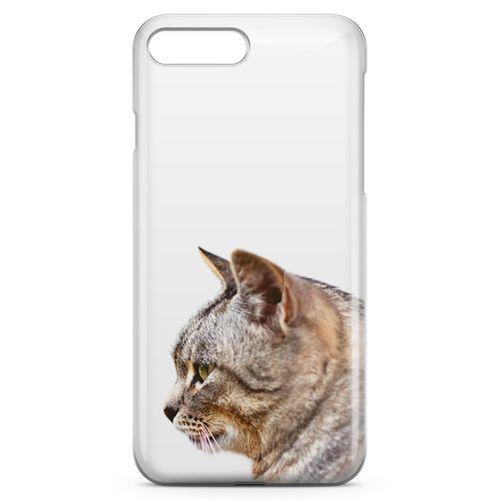 Apple iPhone 8 Plus Kılıf Siberian Cat Arka Kapak Koruma Desenli Full Koruyucu
