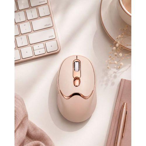 Bluetooth Ve 2.4g Destekli Sessiz Kablosuz Mouse Şarjlı Tasarım