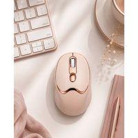 Bluetooth Ve 2.4g Destekli Sessiz Kablosuz Mouse Şarjlı Tasarım