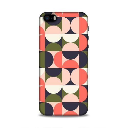 Apple Iphone 5S Uyumlu Kılıf Insomnia (42) Rugged Armor Kılıf Kare Daire