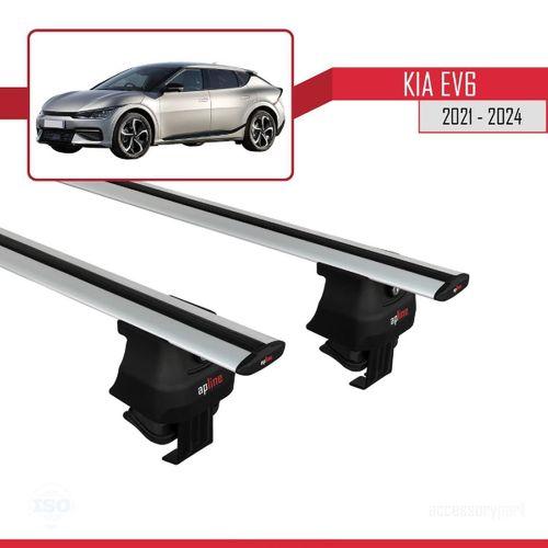 Kia Ev6 2021 ve Sonrası ile uyumlu ACE-4 Ara Atkı Tavan Barı GRİ