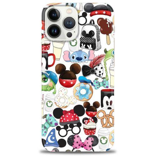 Tecno Spark 10 Pro Kılıf HD Baskılı Kılıf - Donut ve Dondurmalar + Tam Ekran Koruyucu