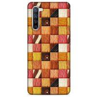 Oppo Reno 3 Pro 5g Kılıf Patchwork (2) Kabı Turuncu Sarı