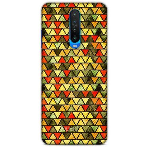Xiaomi Poco X2 Kılıf Pastel Renkler (46) Core Armor Kılıf Yeşil Sarı